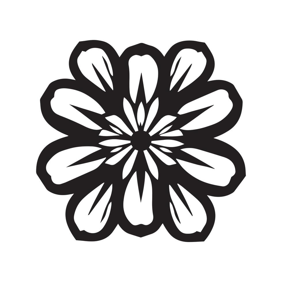 Timeless Flower Logo with a Classic and Elegant Business Look vector