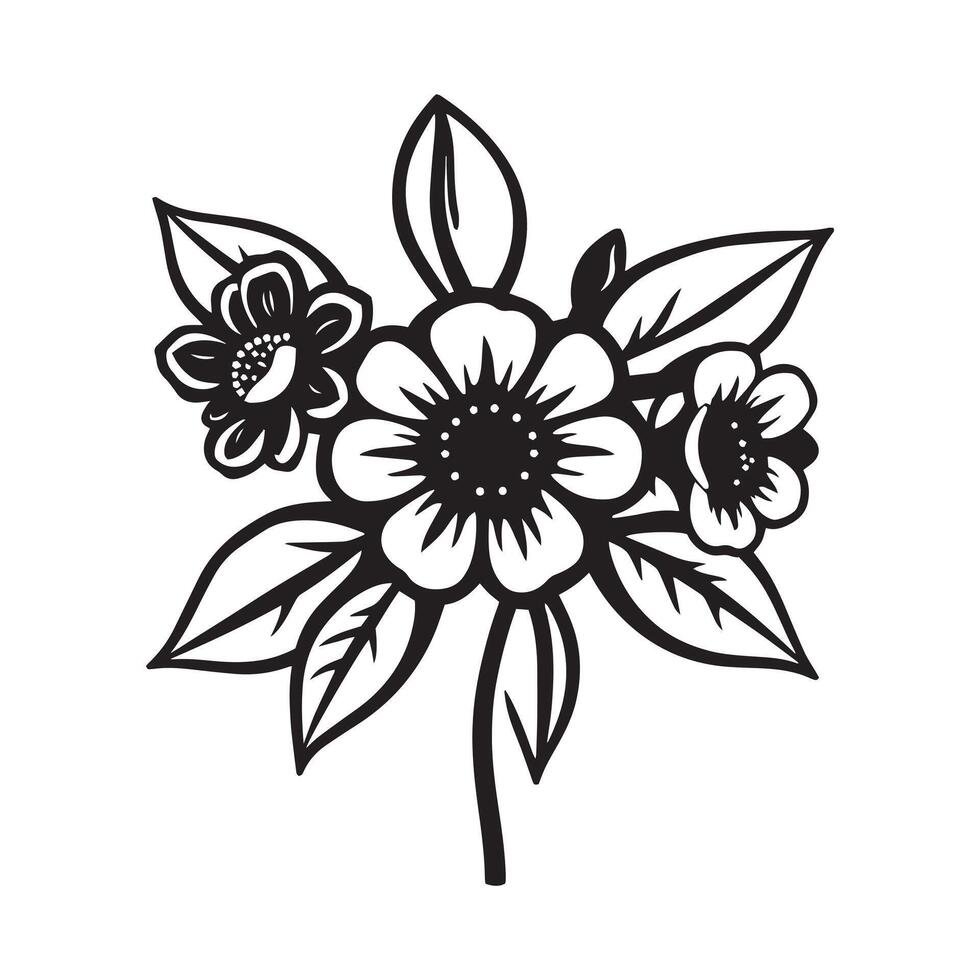 Elegant Flower Logo for a High-End and Polished Business Identity vector