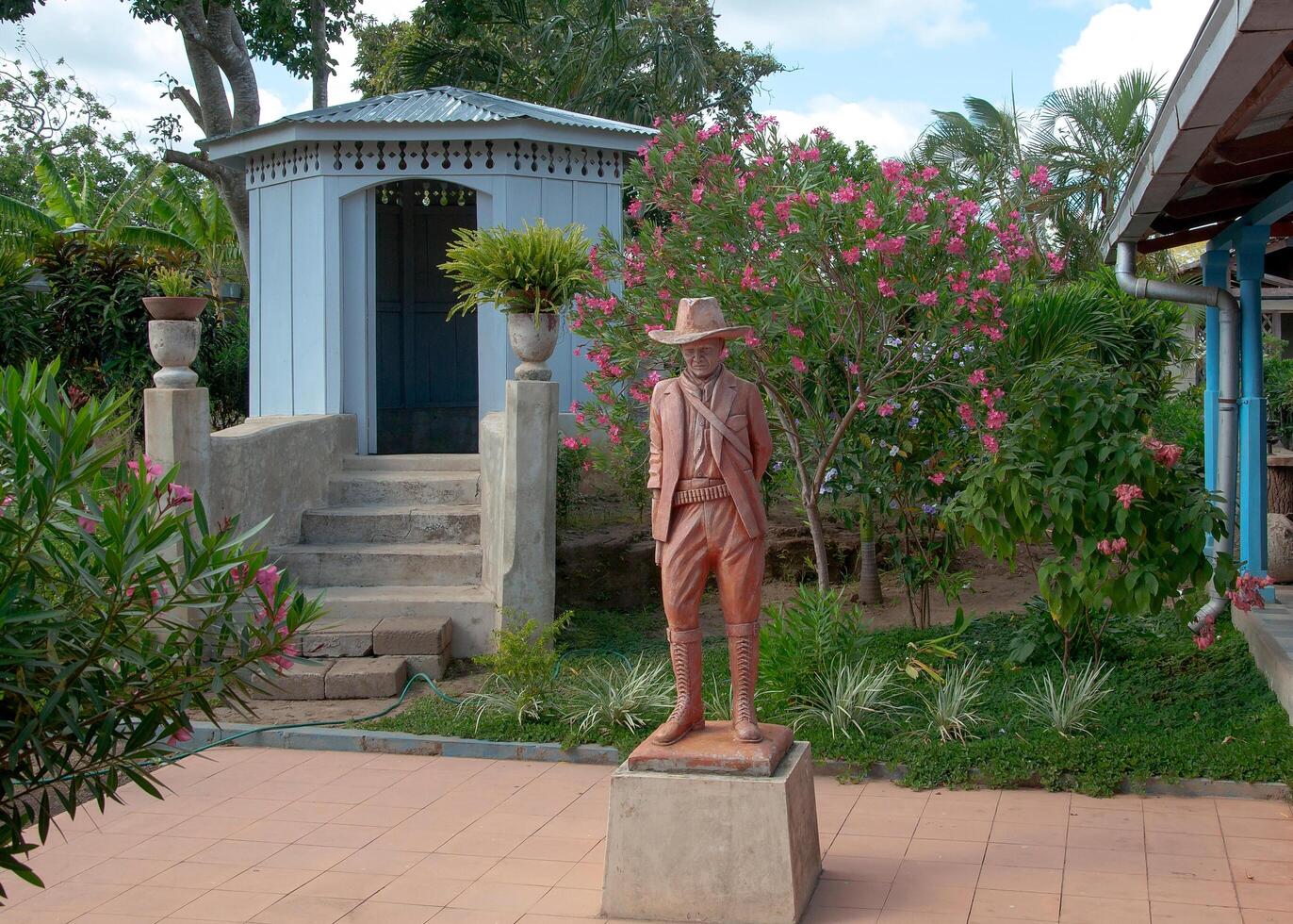 Statue of Sandino, in Niquinohomo. Leader of the resistance against the US occupation army in Nicaragua. photo