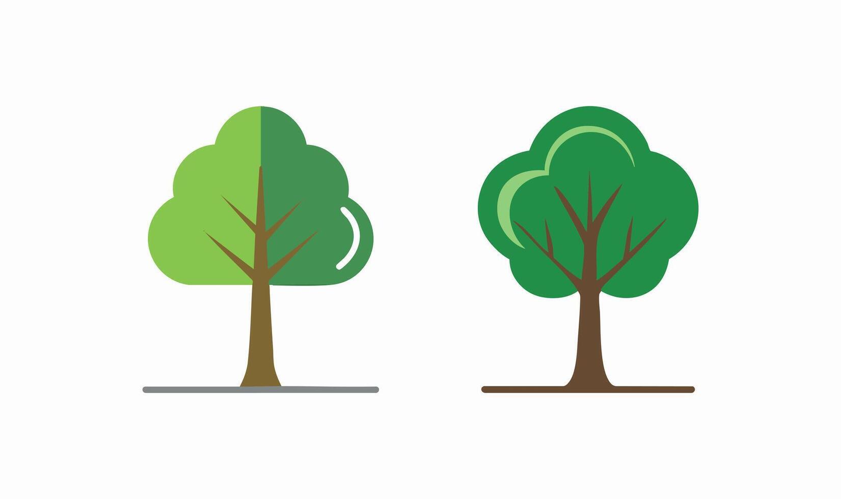 Sleek Tree Nature Icon vector
