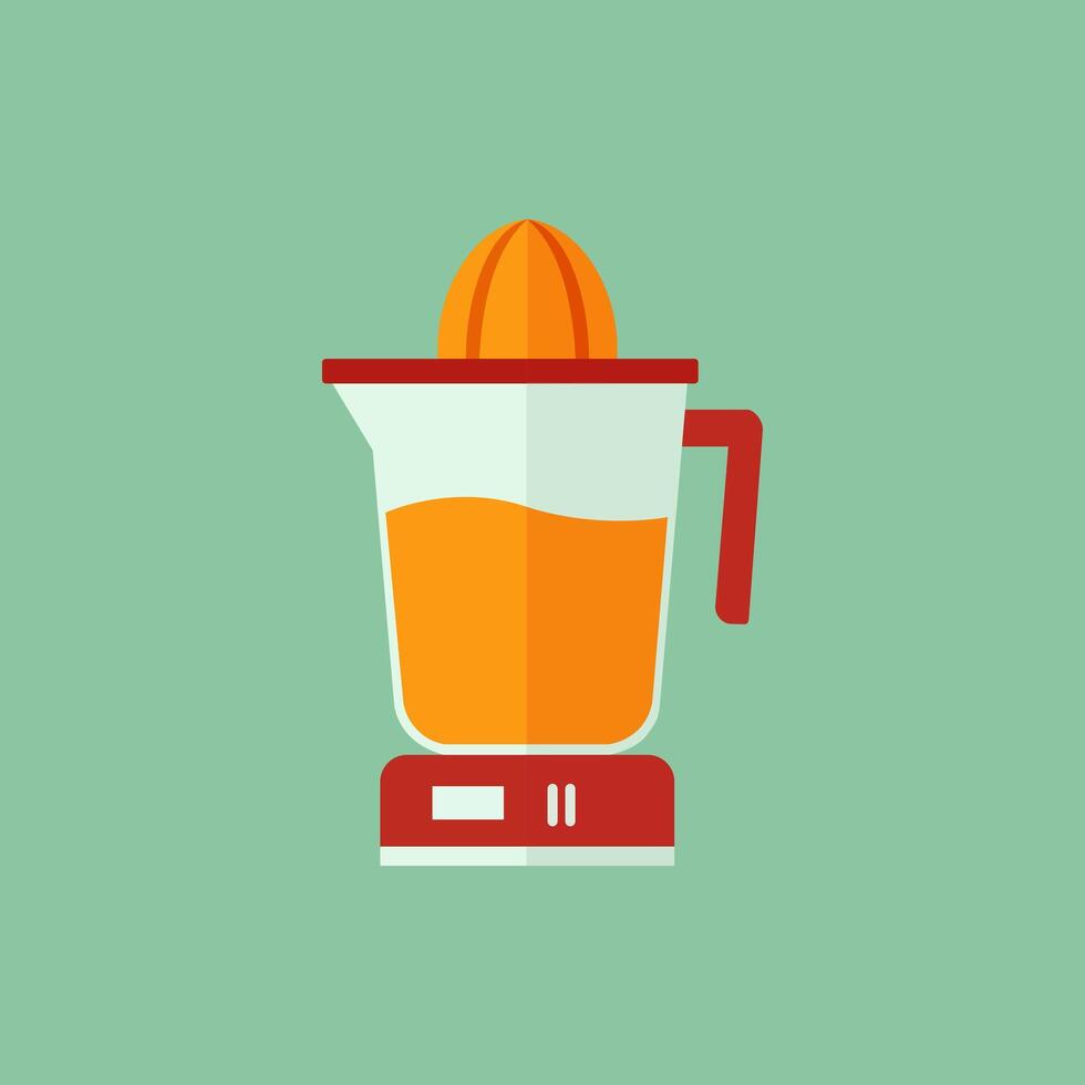 Minimal Juicer Kitchen Icon vector