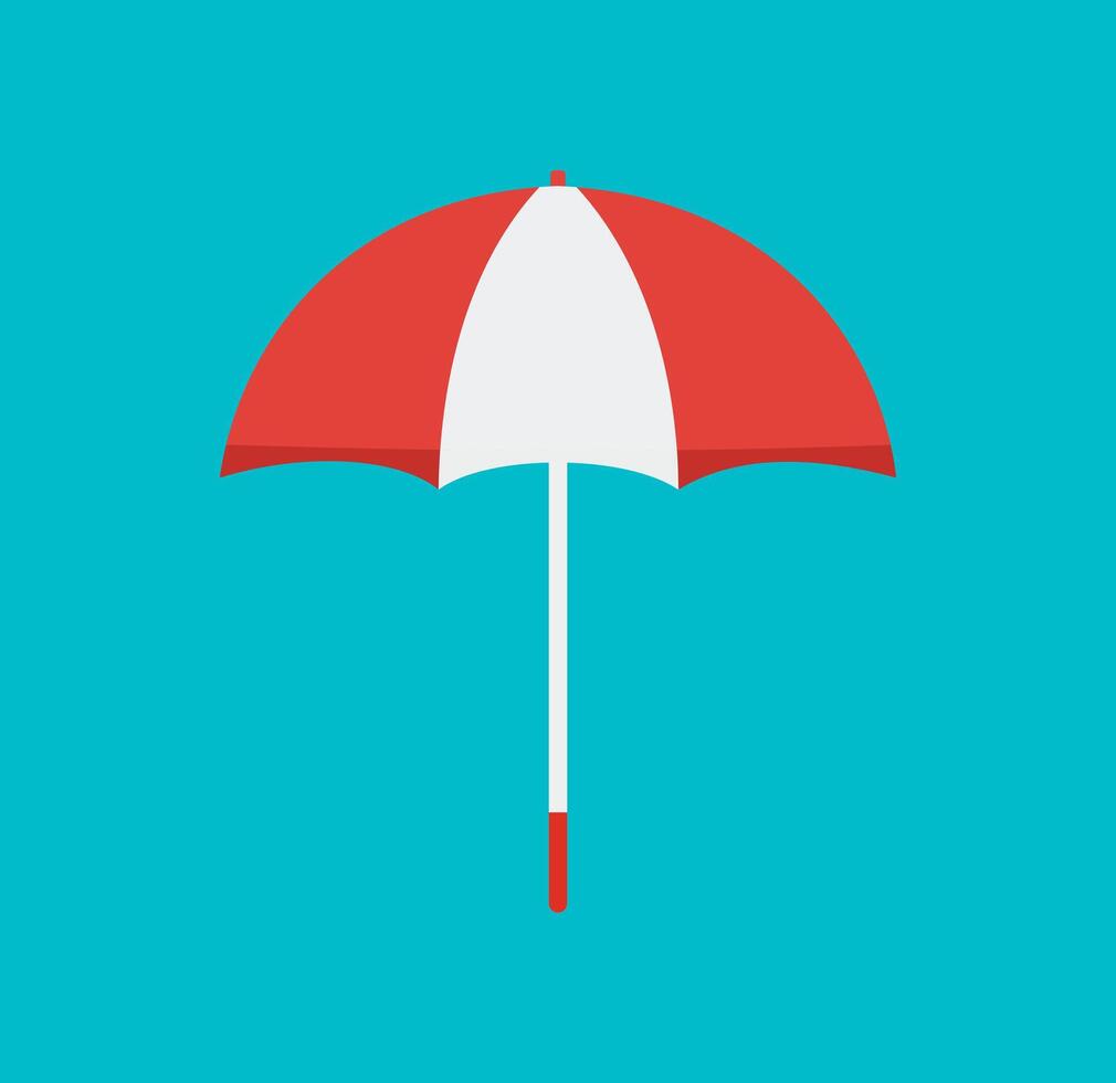 Clean Parasol Shade Icon vector