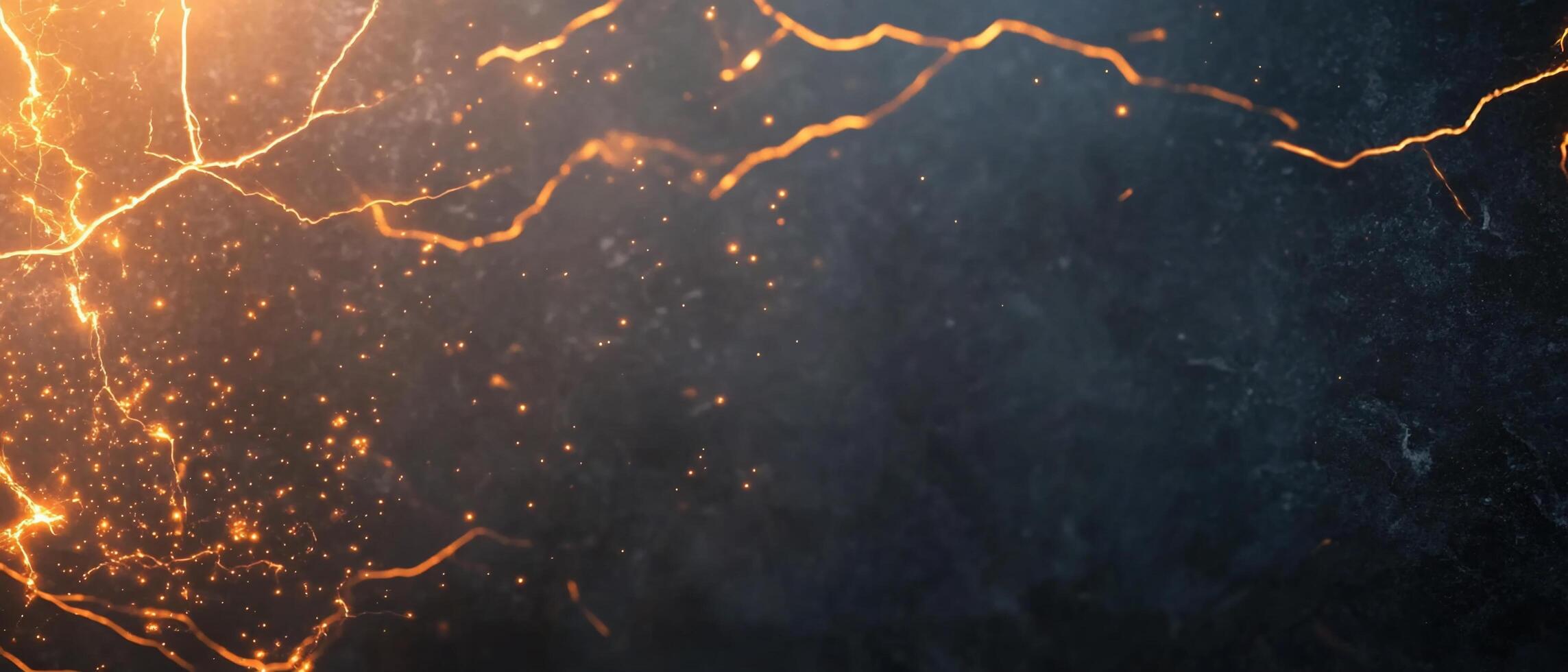 Abstract image featuring lightning and dark textures. photo
