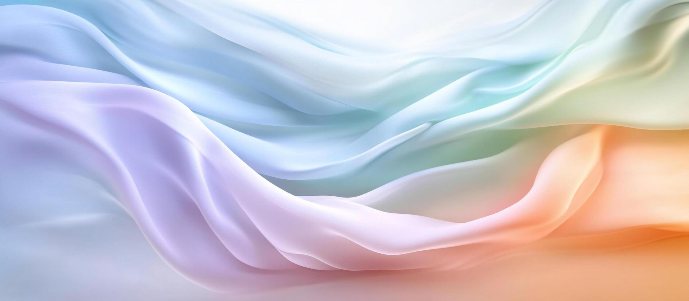 Soft, flowing abstract patterns in pastel colors create a serene atmosphere. photo