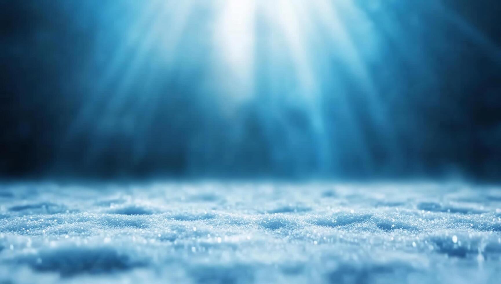 A serene underwater scene with light filtering through the water. photo