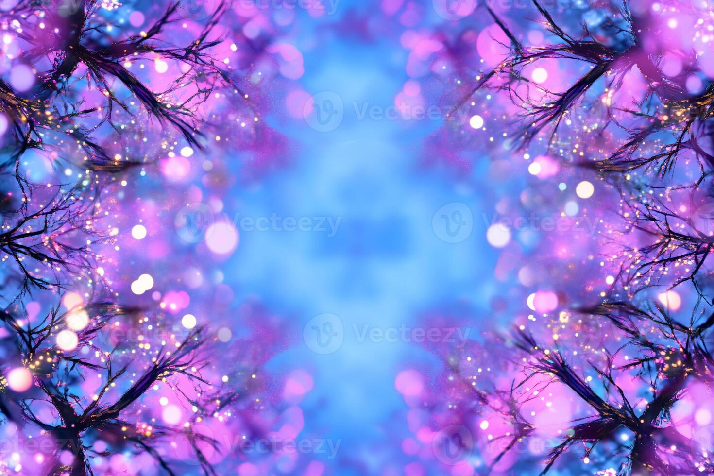 Abstract design featuring vibrant colors and bokeh effects. photo