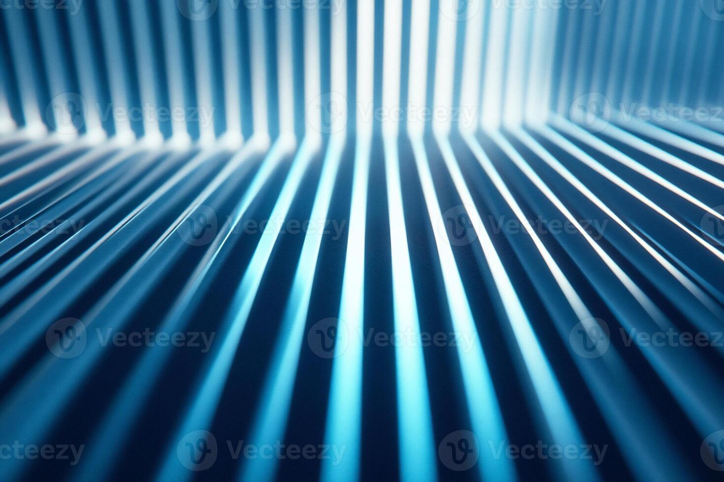 Abstract blue and silver lines creating a sleek, modern pattern. photo