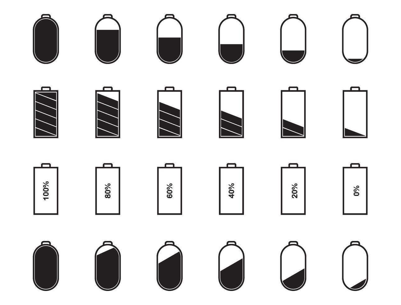 Battery icon set, battery icon set, battery icon set, battery icon set, battery icon vector