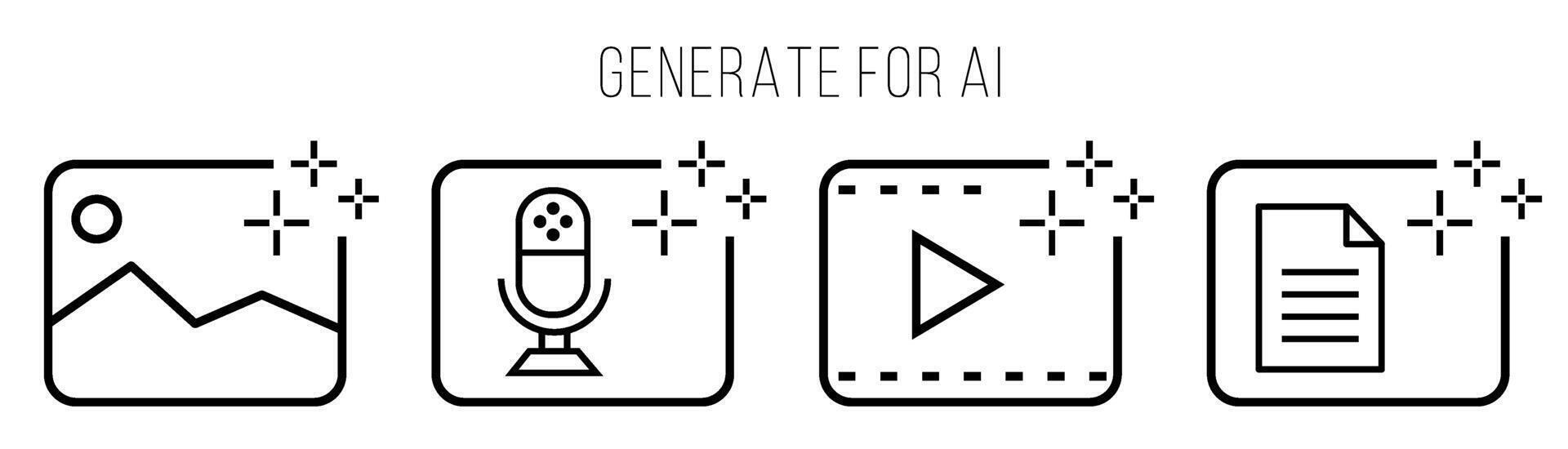 A set of icons that show different types of devices vector