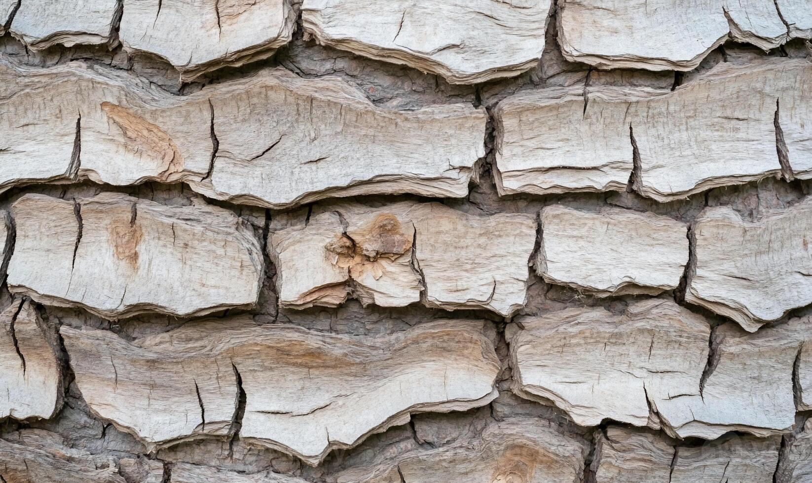 Close-up of textured tree bark showcasing natural patterns and colors. photo
