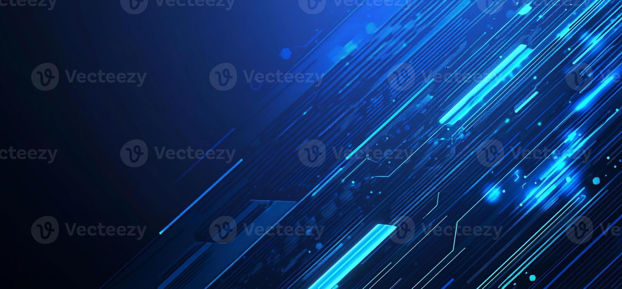 Abstract blue technology background with lines and lines photo