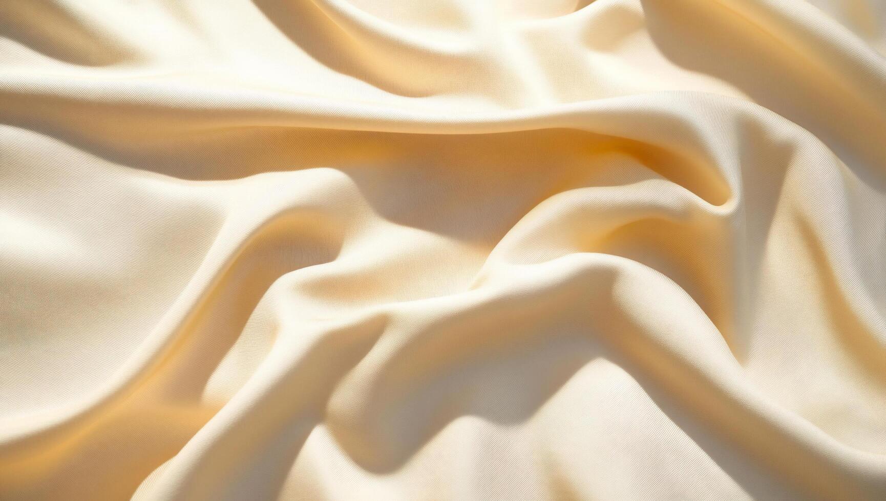 Soft, draped fabric creating gentle waves and textures in light. photo