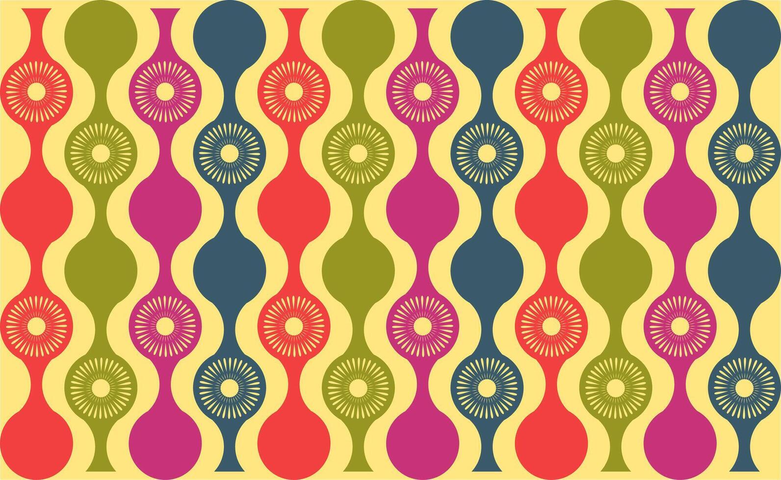 Colorful Drops With Light Yellow Background vector