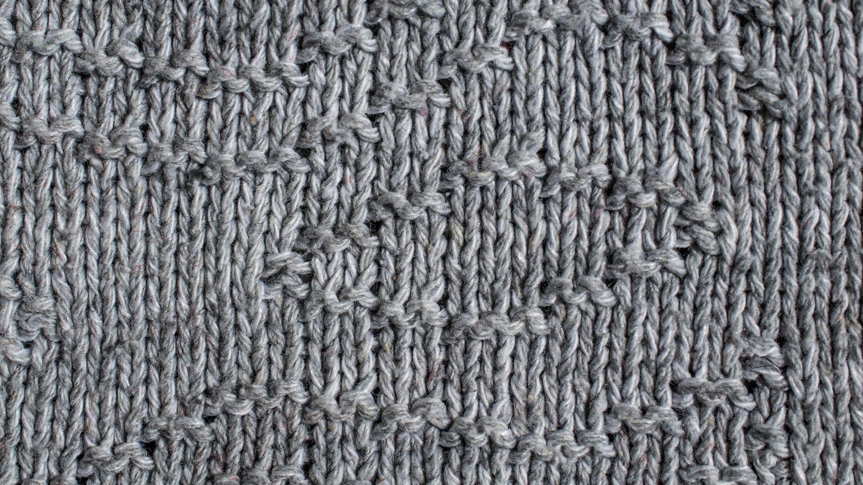 gray wool material macro photo with visible details