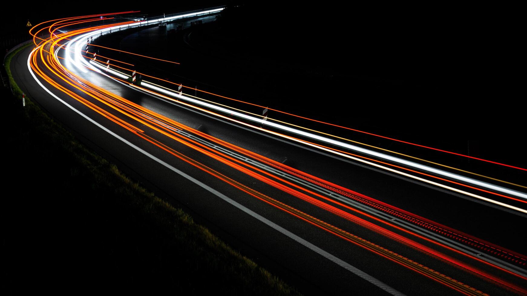 lights of cars with night. background photo