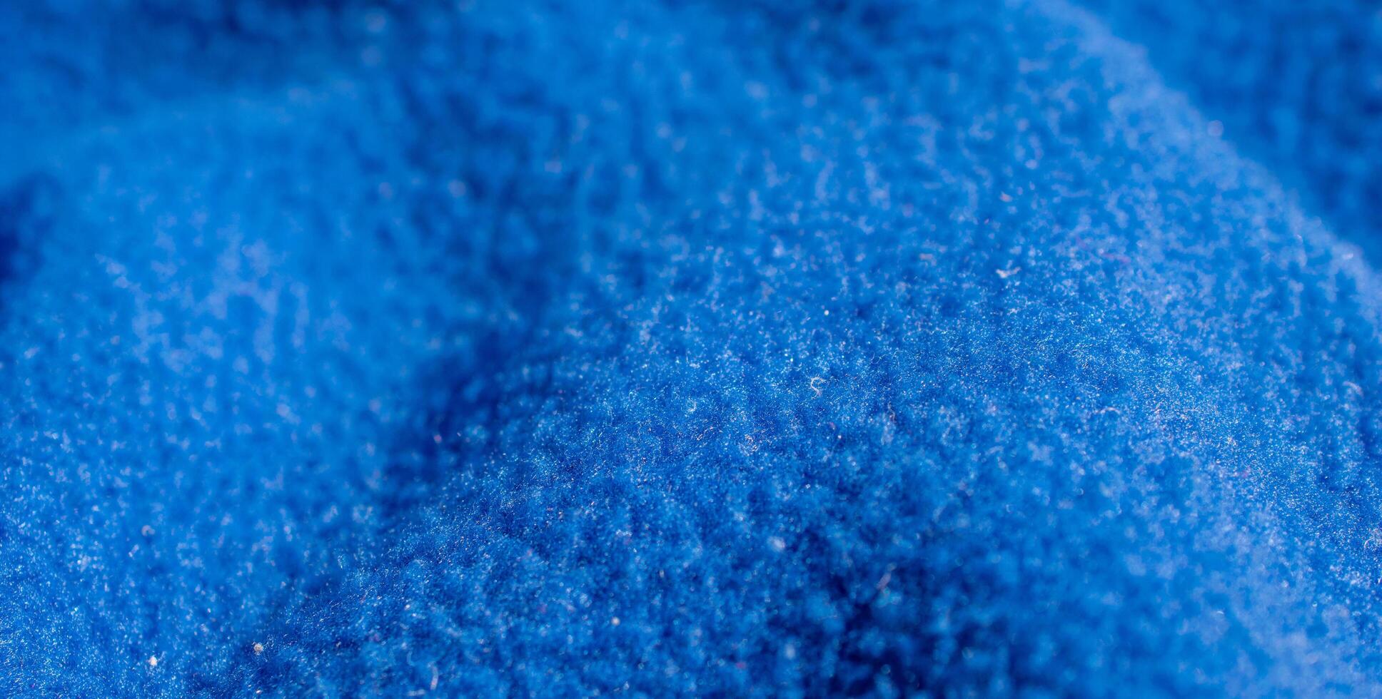creased blue cotton fabric. background photo