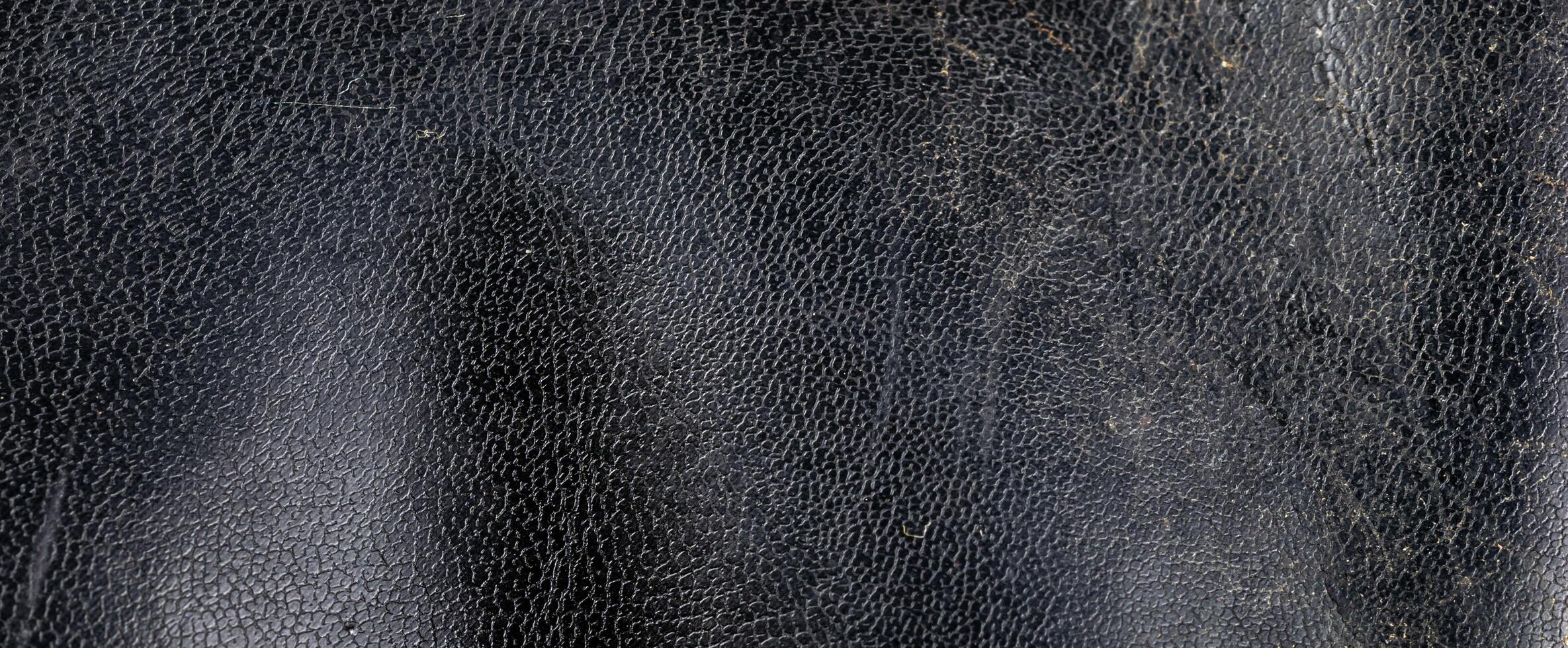 black natural leather with visible details. background photo