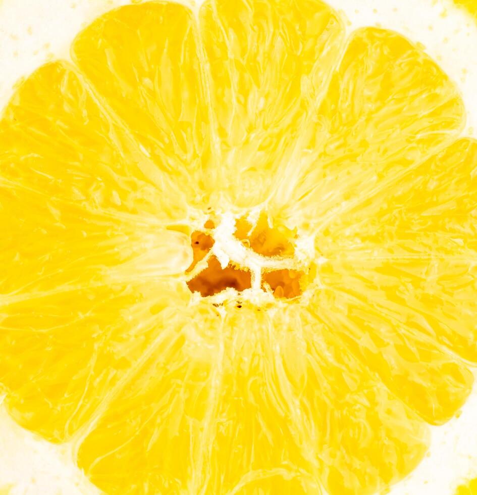 yellow lemon with visible details. background or texture photo