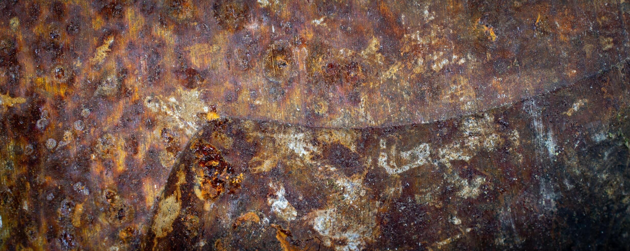 old brown rusty metal sheet. background or textura photo