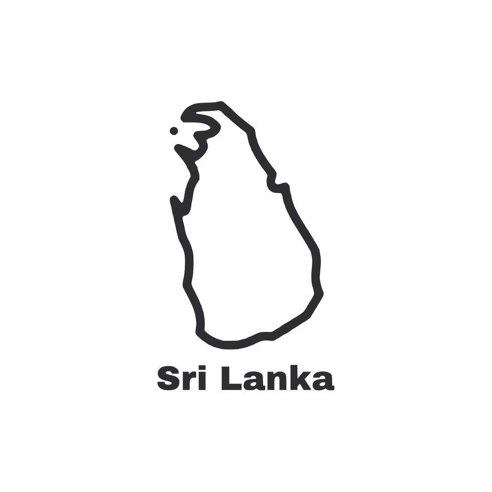 Sri Lanka is a country in the Indian Ocean vector