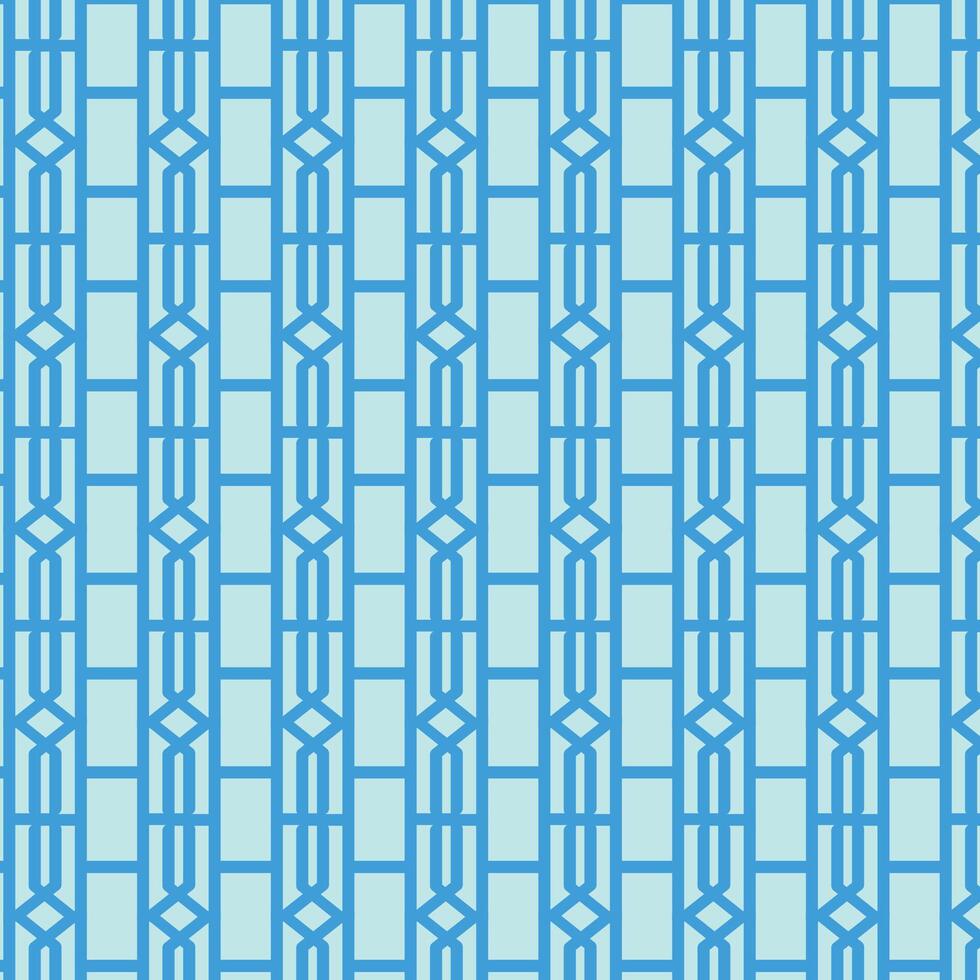 Blue Geometric Seamless Pattern Background vector