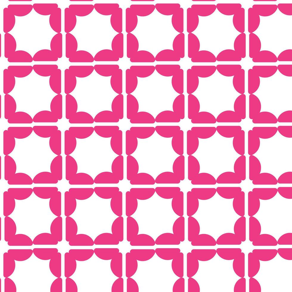 Beautiful Pink Geometric Seamless Pattern vector