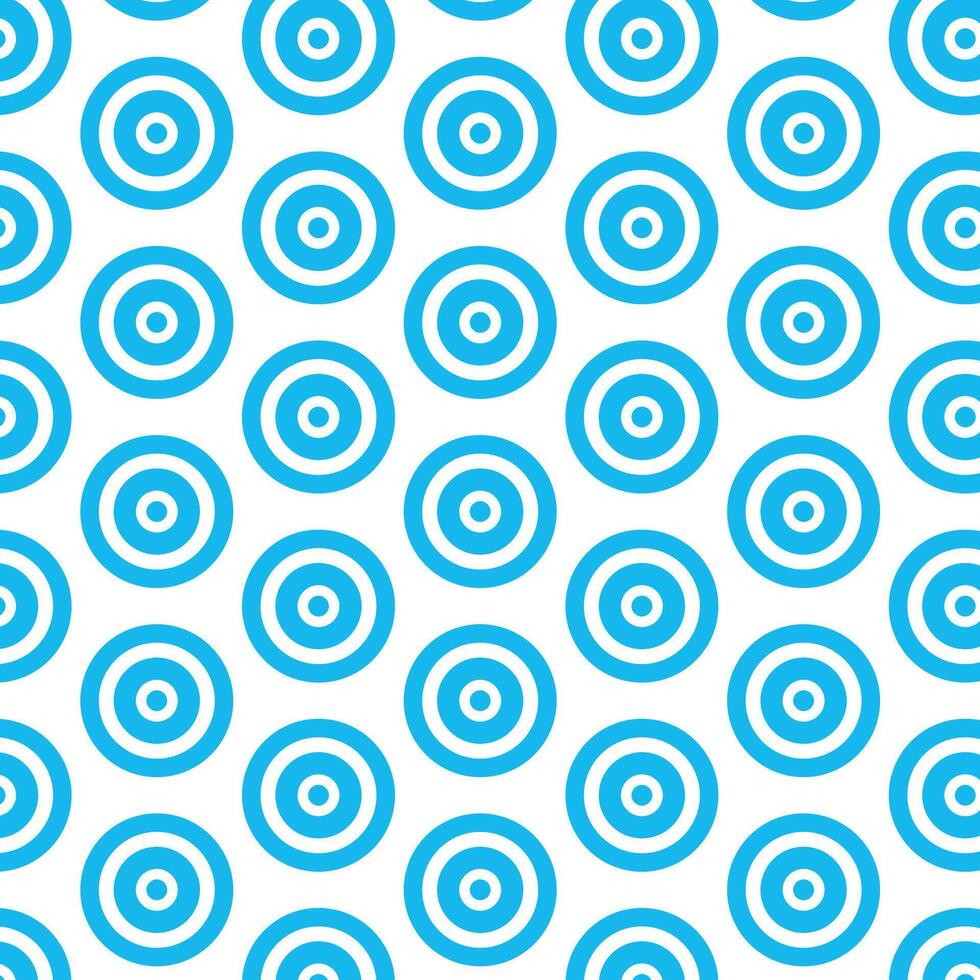 Unique Modern Blue Concentric Circles Pattern vector