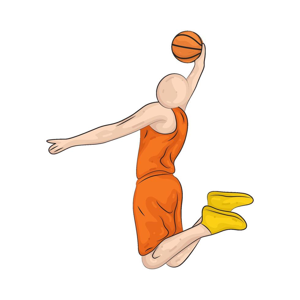 Illustration of Dunking vector