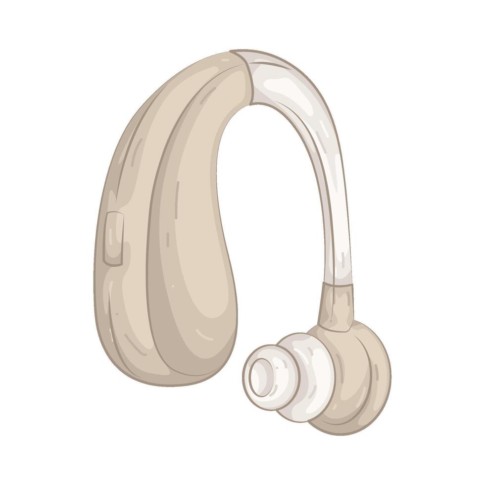 Illustration of Hearing Aid vector