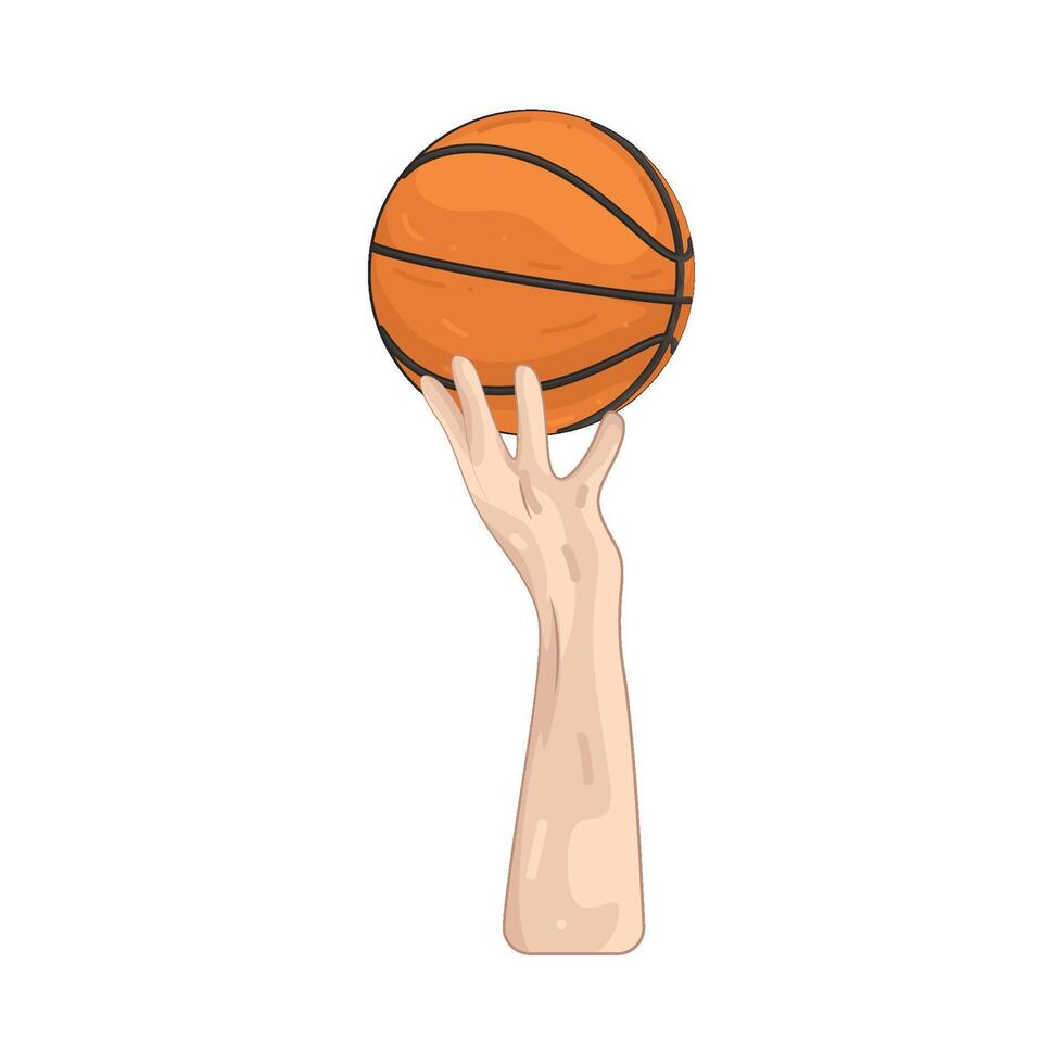 Illustration of Jump Ball vector