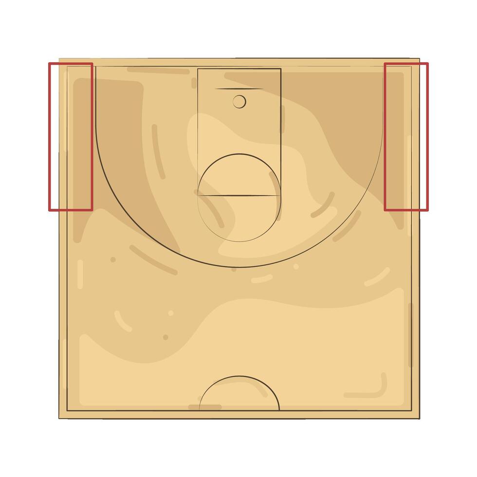 Illustration of Sideline vector