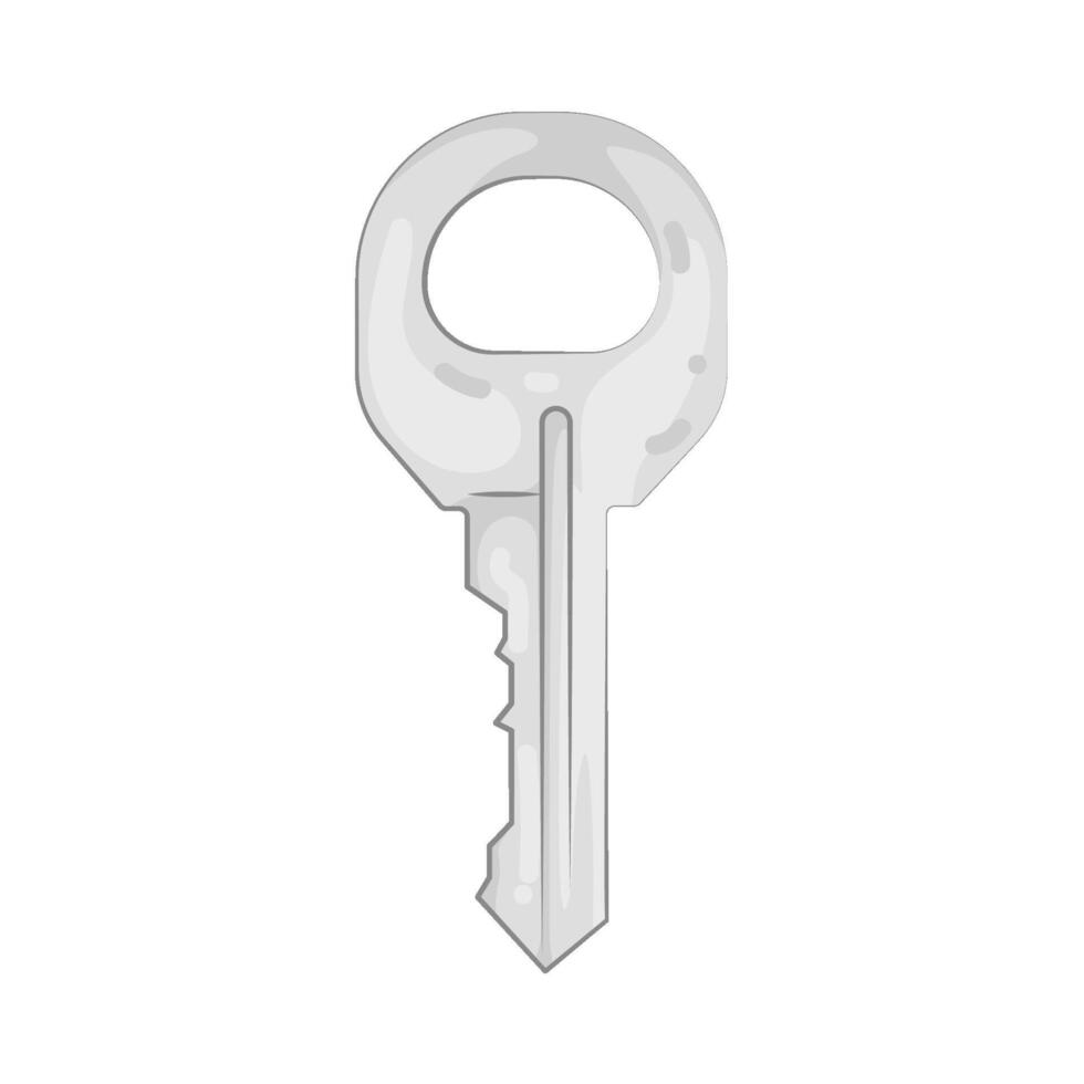 Illustration of door key vector