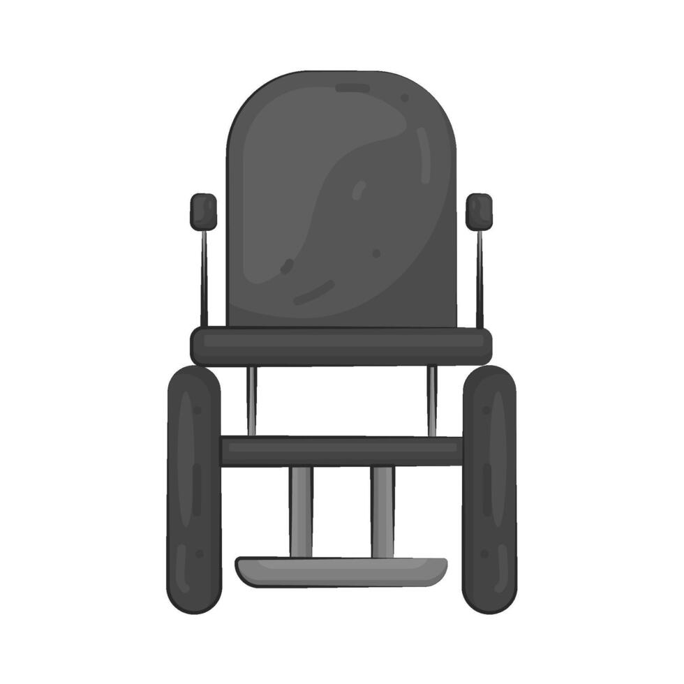 Illustration of Wheelchair vector