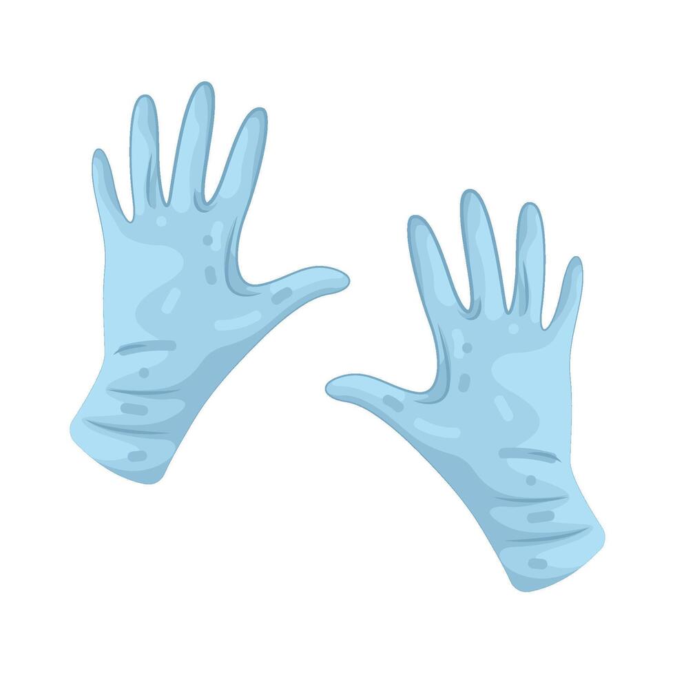 Illustration of a Medical Gloves vector