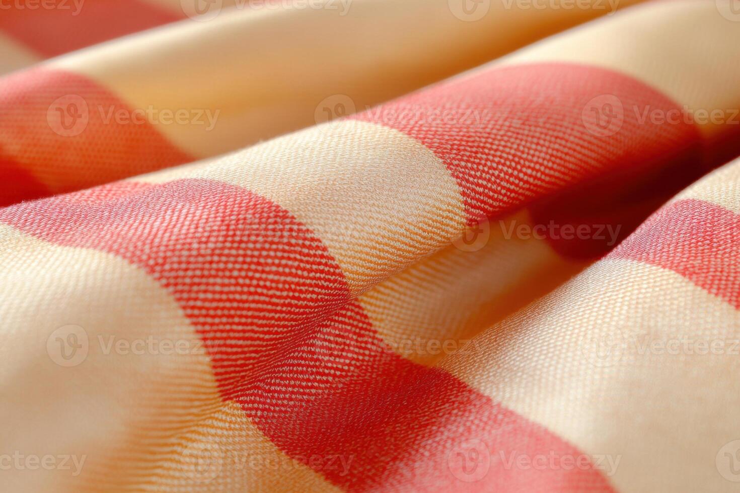 Trendy blush and red striped fabric pattern adds elegance to textile and fashion branding opportunities with luxurious texture photo