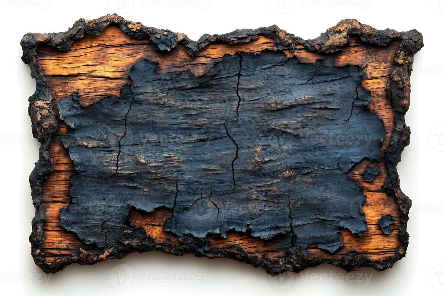 Rustic Burned Wooden Texture for Artistic Design and Backgrounds photo