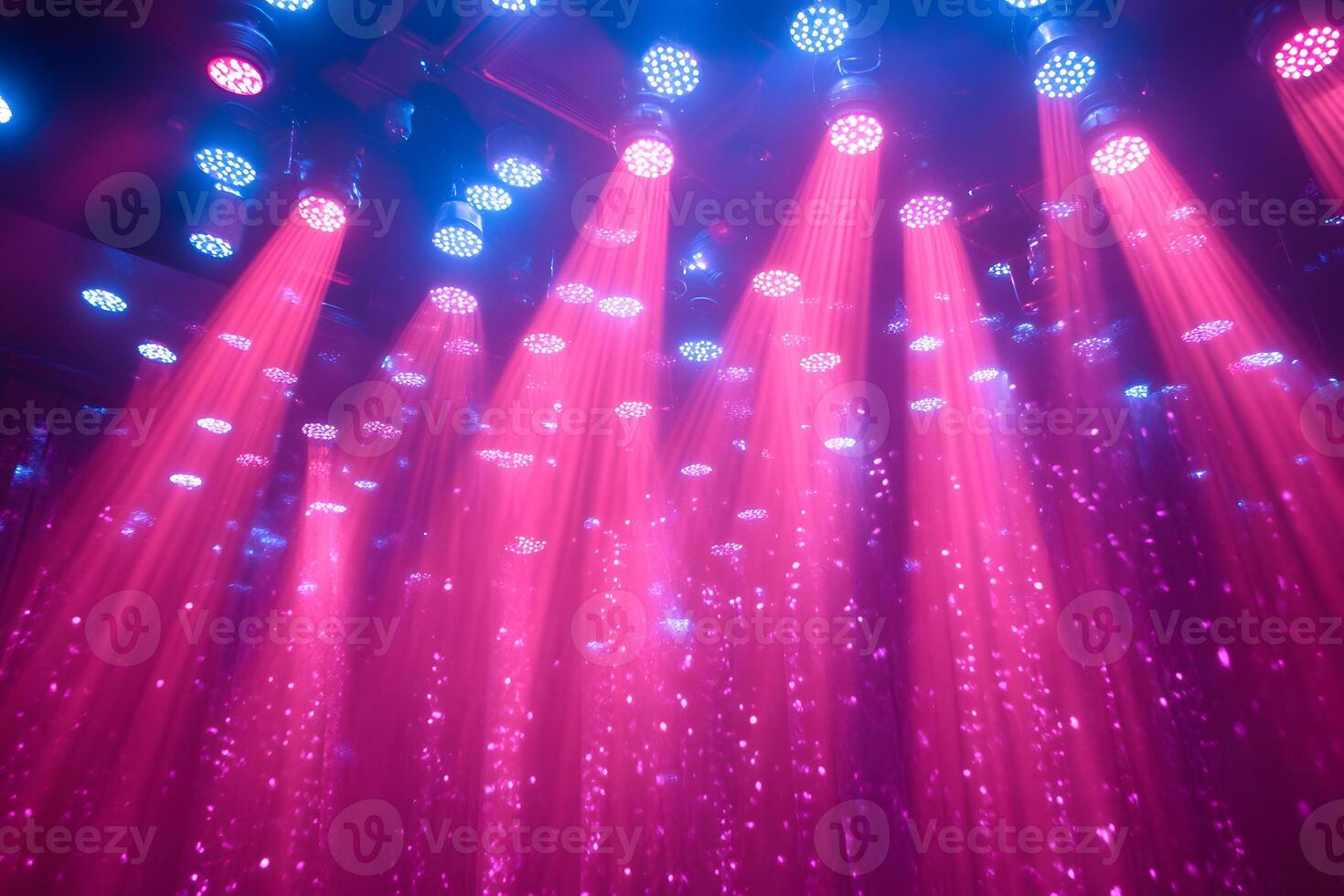 Vibrant Dance Floor Lights Creating a Party Atmosphere for Nightlife and Events photo