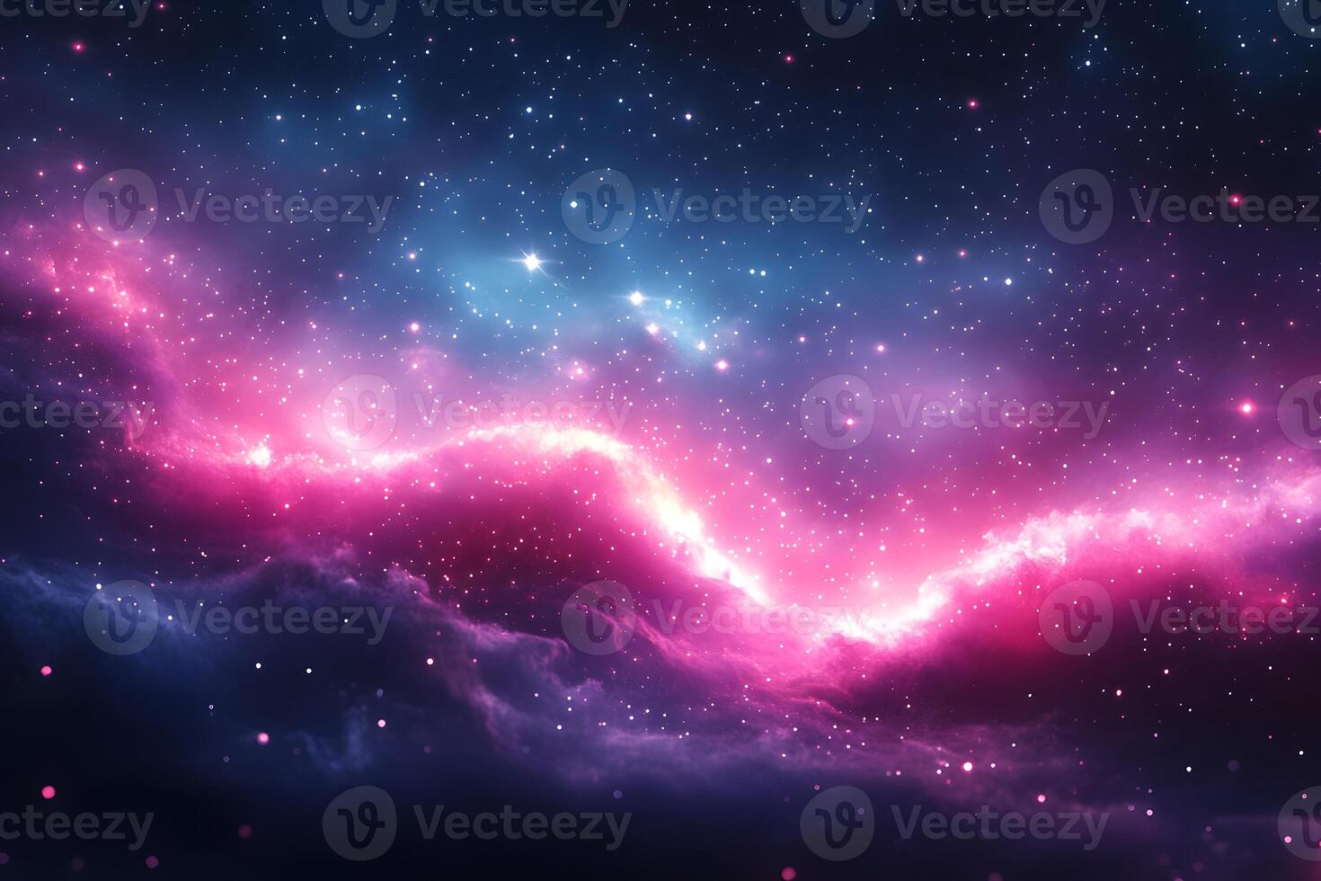 Vibrant Cosmic Nebula in Deep Space for Science and Design photo