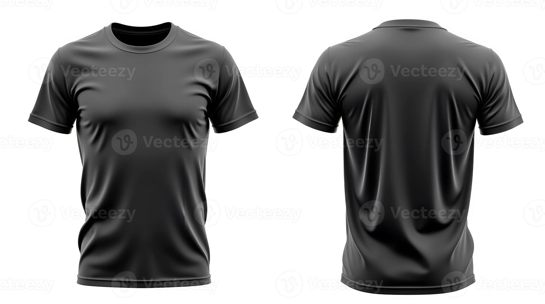 Minimalist Dark Gray T-Shirts Back-to-Front photo