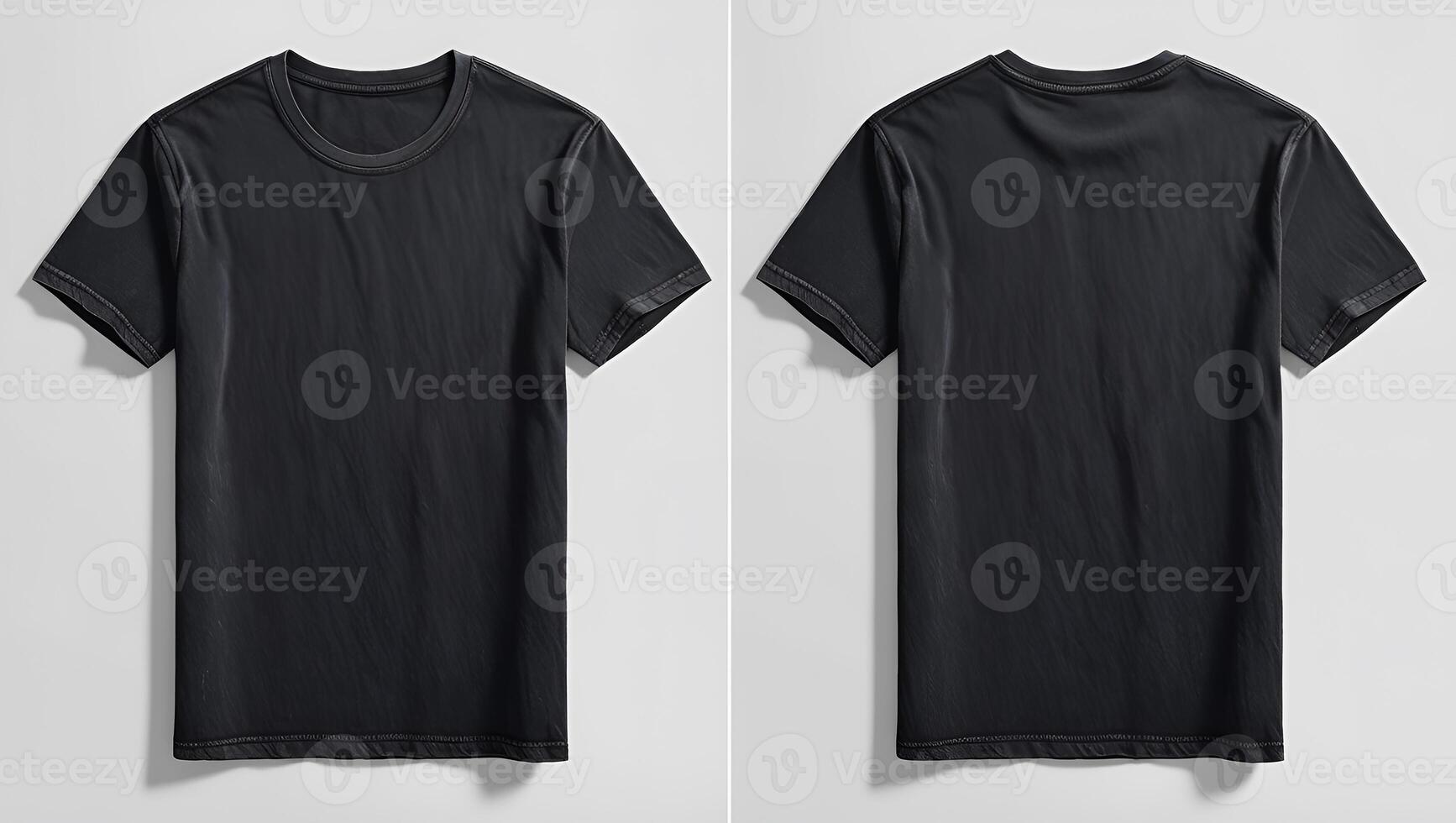 Dark Gray Cotton T-Shirts Smooth Fabric and Shadows photo