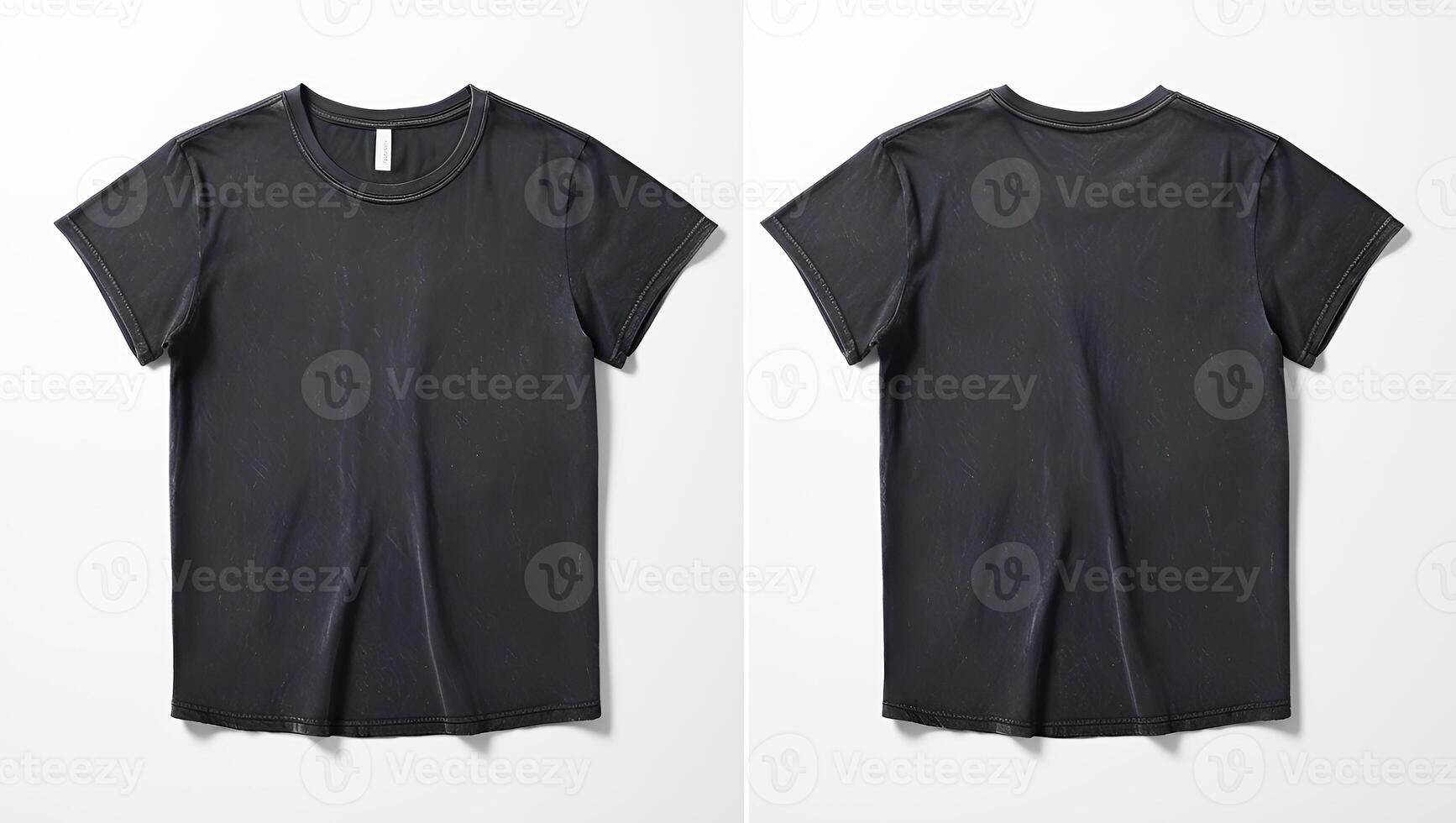 Identical Dark Gray T-Shirts Symmetry and Minimalism photo