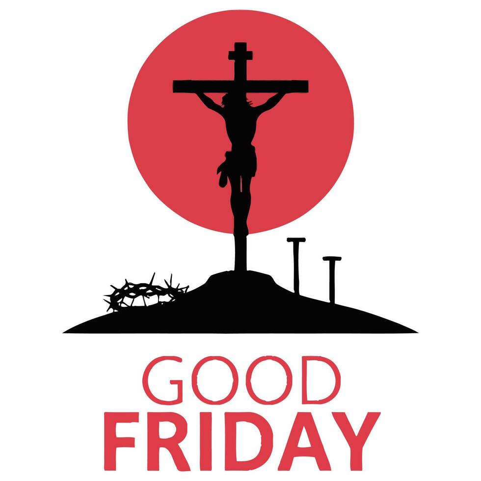 Good friday background vector