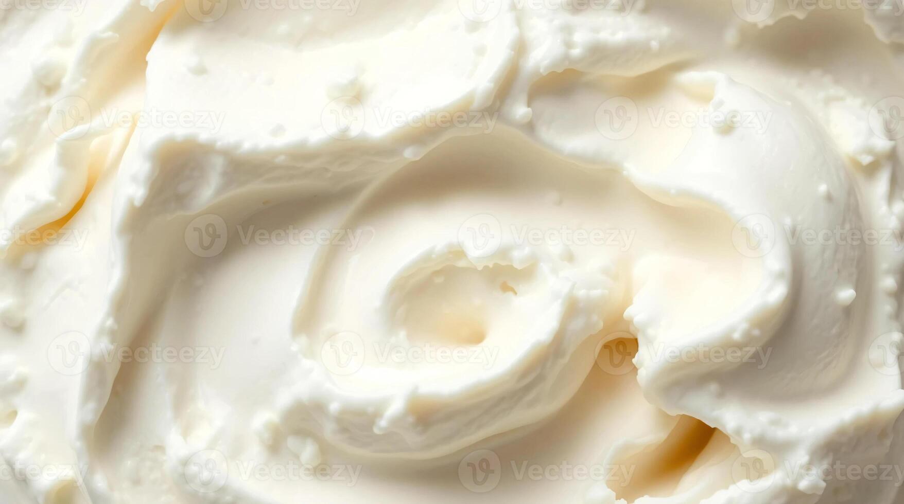 A close up of a bowl of whipped cream photo