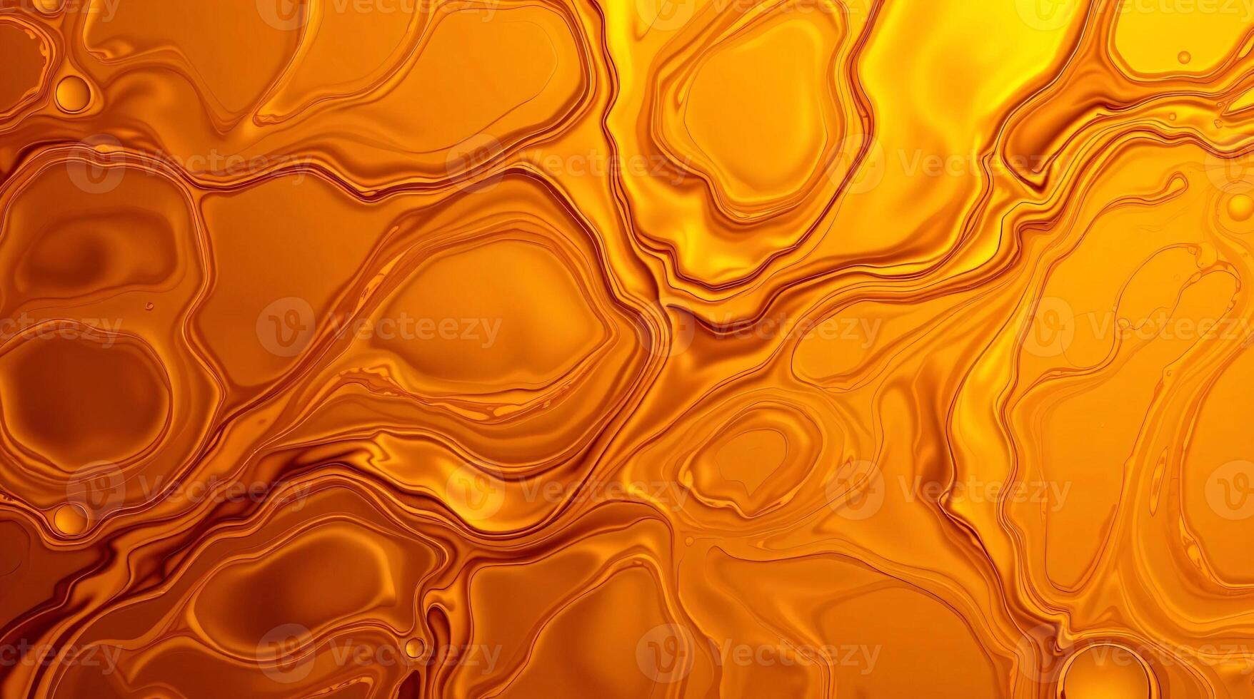 Abstract orange liquid background photo