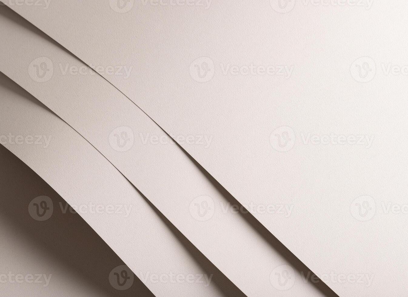 Beige and off-white paper with smooth, soft texture. Gentle wave and geometric lines create an photo