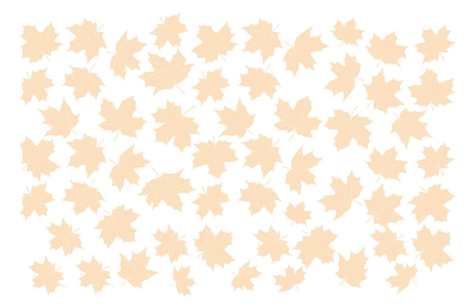 Maple Leaf Pattern Stock Image. Leaf Pattern. vector