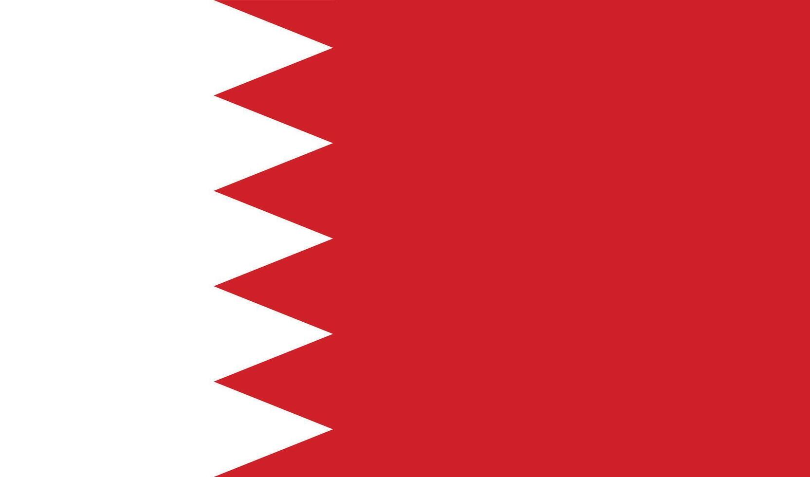 Bahrain Flag Stock Image. vector
