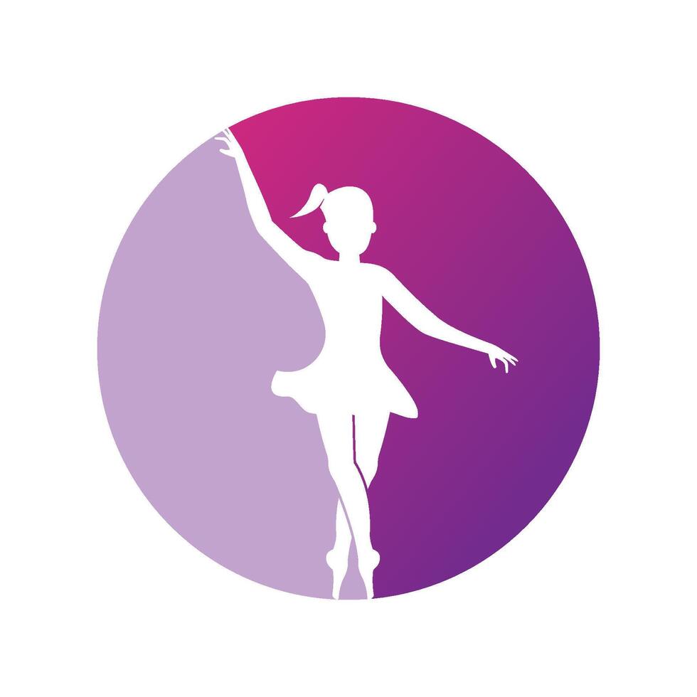 Beautiful ballet dancer vector