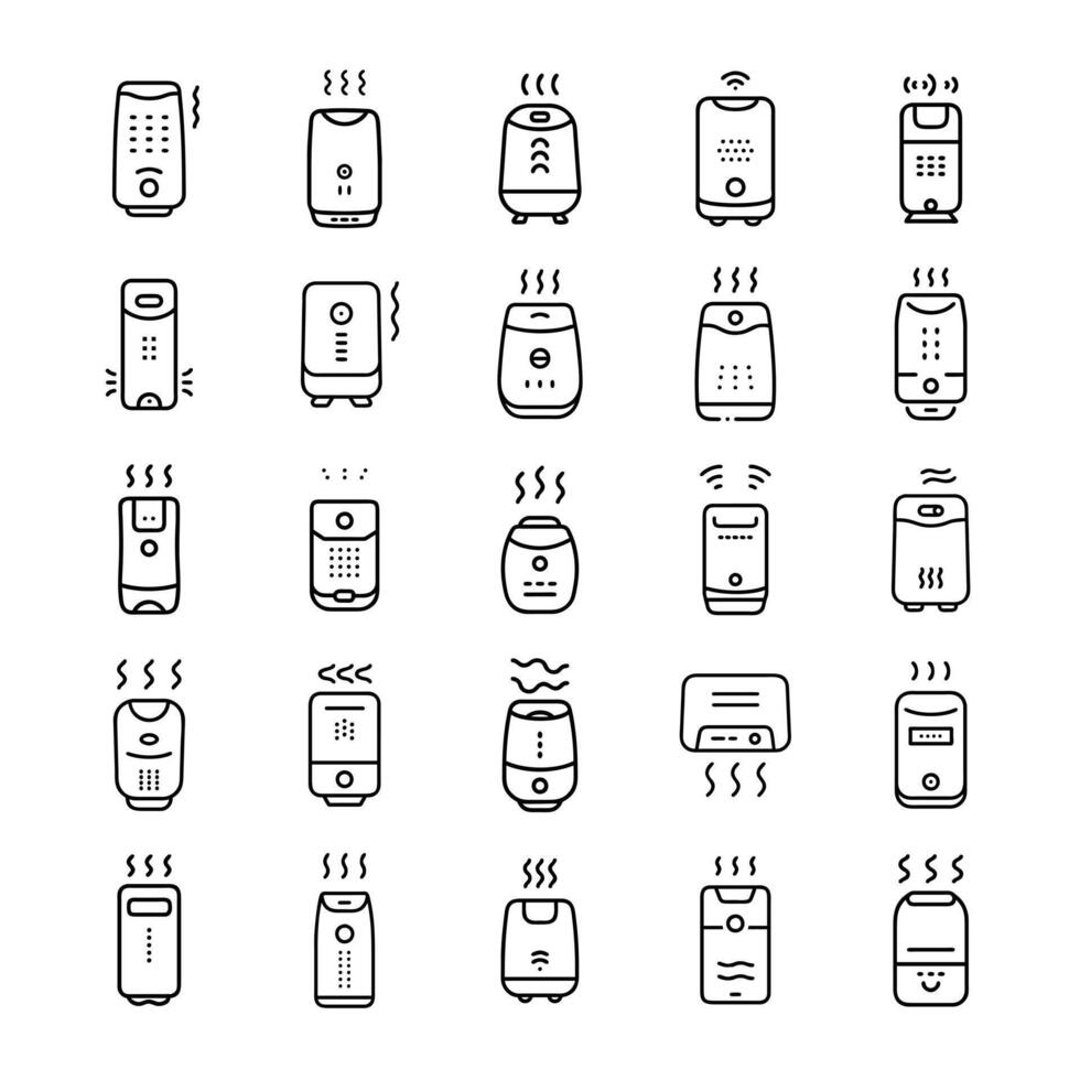 Loudspeaker icon set concept vector