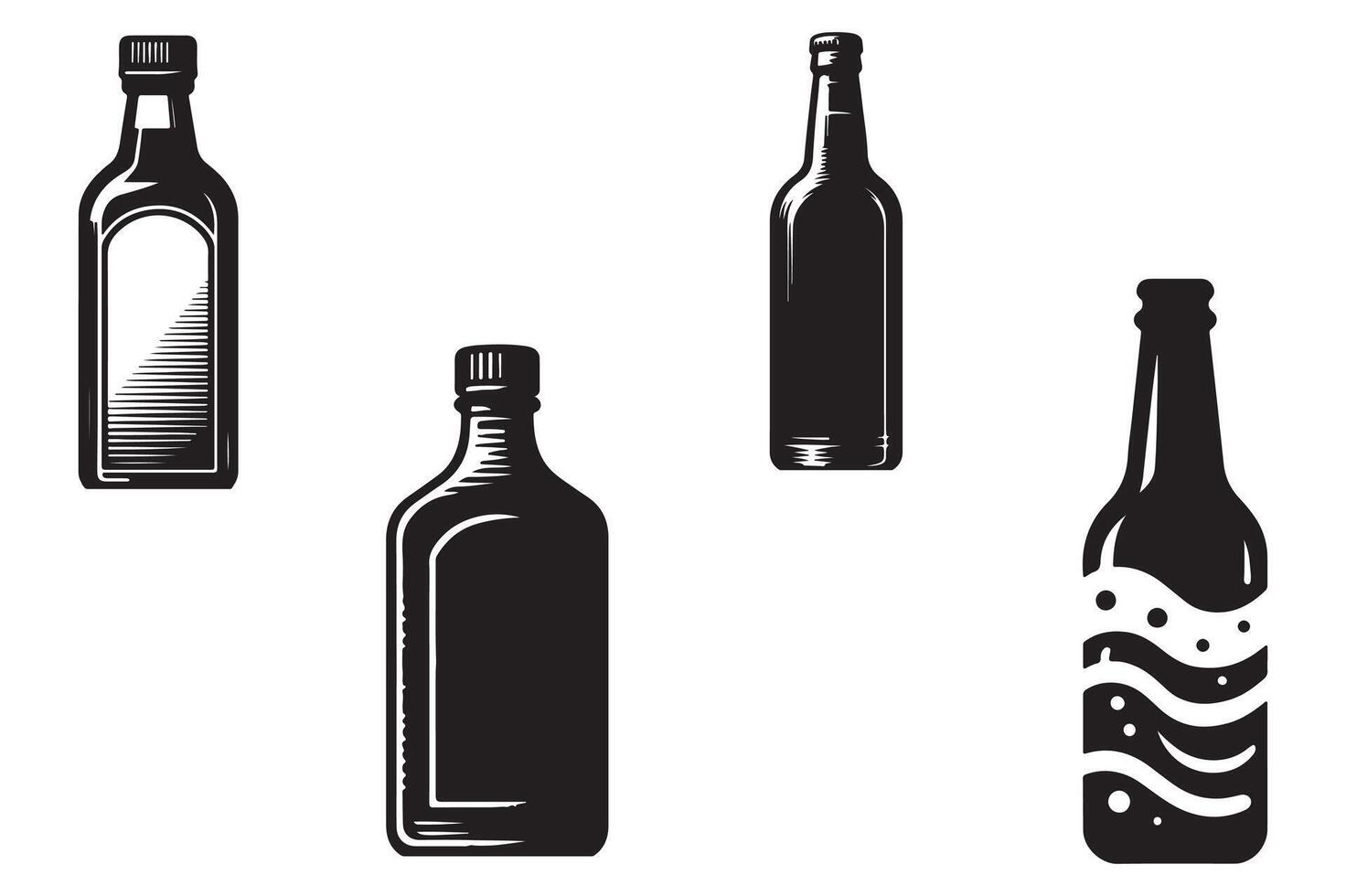 one single line drawing icon of wine glass and grapes in silhouette on a white background vector